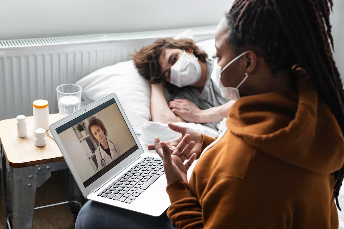 HIPAA compliant virtual assistant managing patient intake and scheduling in a secure office environment